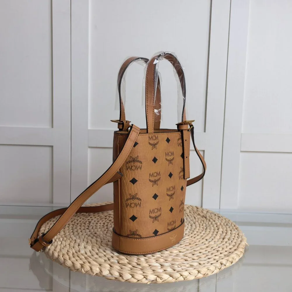 MCM AREN Mini Tote Bag Crossbody Bag Bucket Bag Women's Bag - Picture 2 of 8